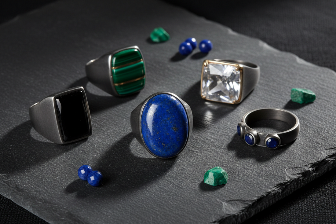 How to Choose Men's Rings with Stones Online That Suit You