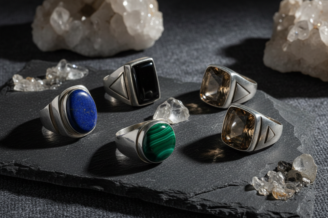 Men's Silver Rings with Stones: Style, Meaning, and Buying Guide