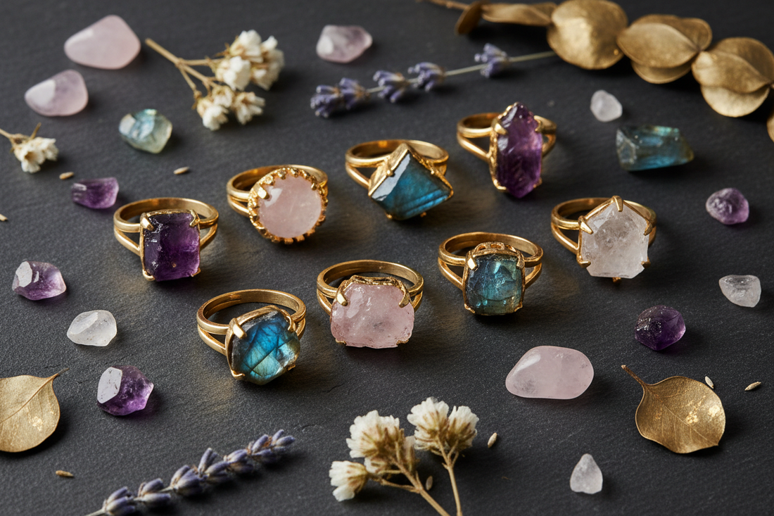 Your Guide to Healing Crystal Finger Rings Online Shopping
