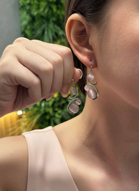 Moonlit Petals Earrings – Embrace of Elegance