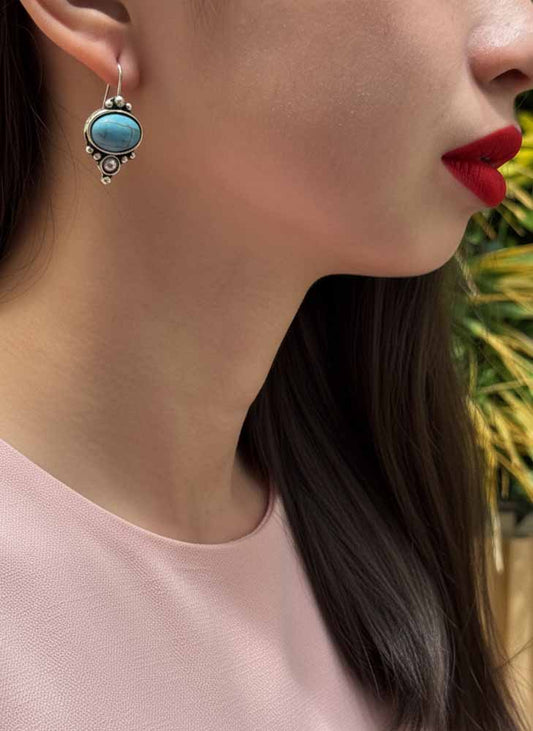 Turquoise & Pearl Earrings – Classic Beauty & Oceanic Balance