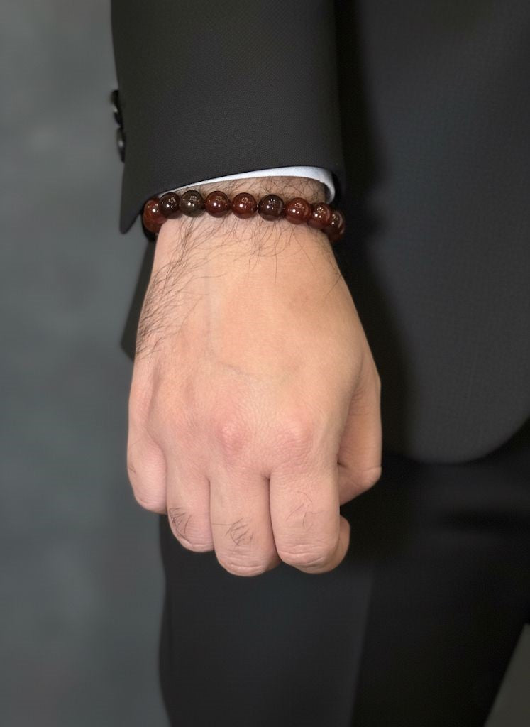 natural red tiger eye bracelet