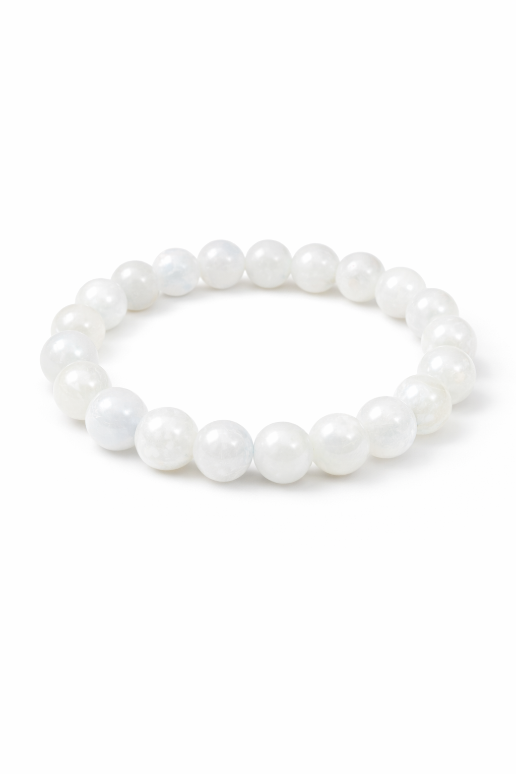 Pearl bracelet on a white background