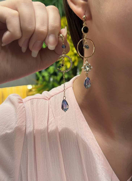 Celestial Whispers Earrings – A Symphony of Stars and Dreams