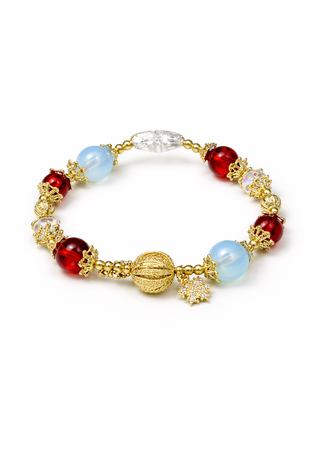 Garnet and moonstone