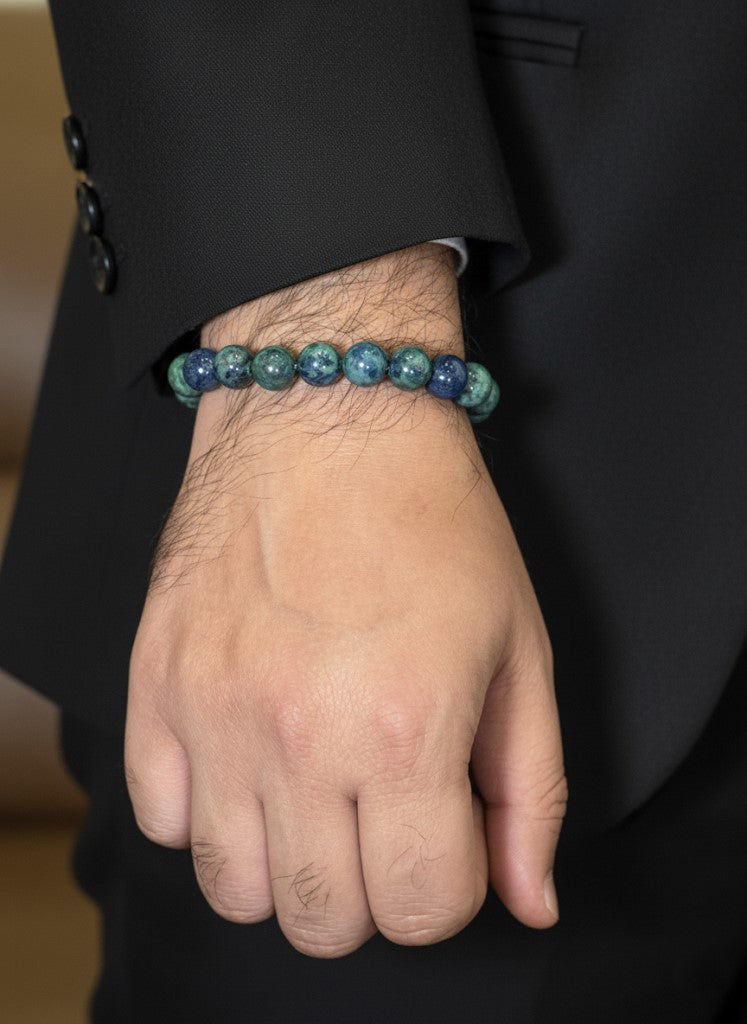 grounding and clarity stone bracelet