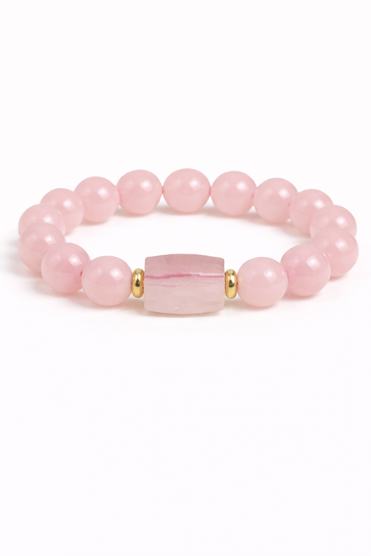 Rose Quartz 10 mm on studio 