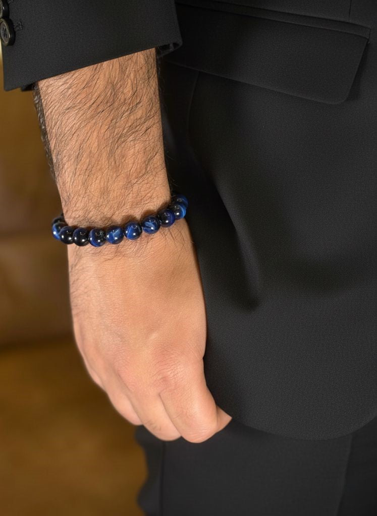 mens hawks eye crystal bracelet