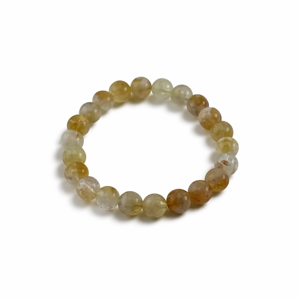 Golden Rutilated Quartz Bracelet – Wealth Amplification & Powerful Manifestation