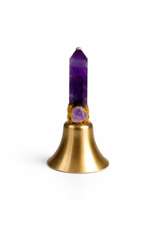 Amethyst Energy Healing Bell