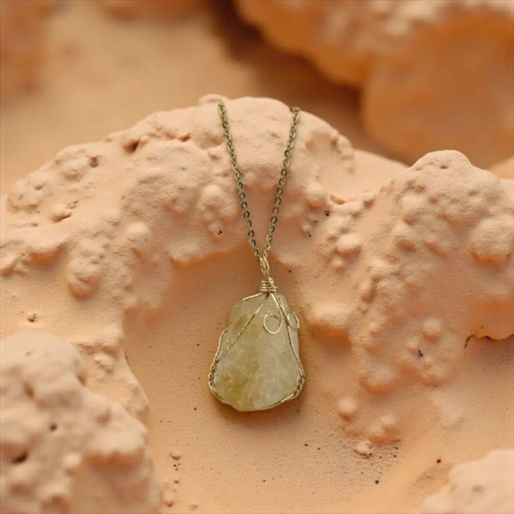 Raw Citrine Necklace – Natural Radiance & Abundant Flow