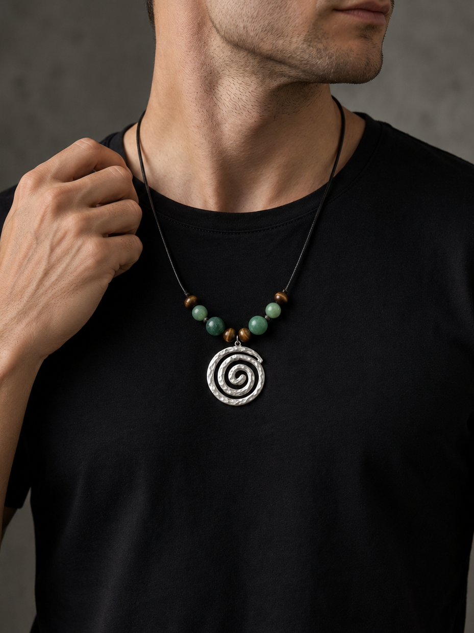 Harmony Spiral Prosperity Necklace