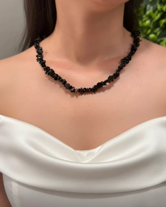 Black Obsidian Necklace – Protective Strength & Mystical Charm