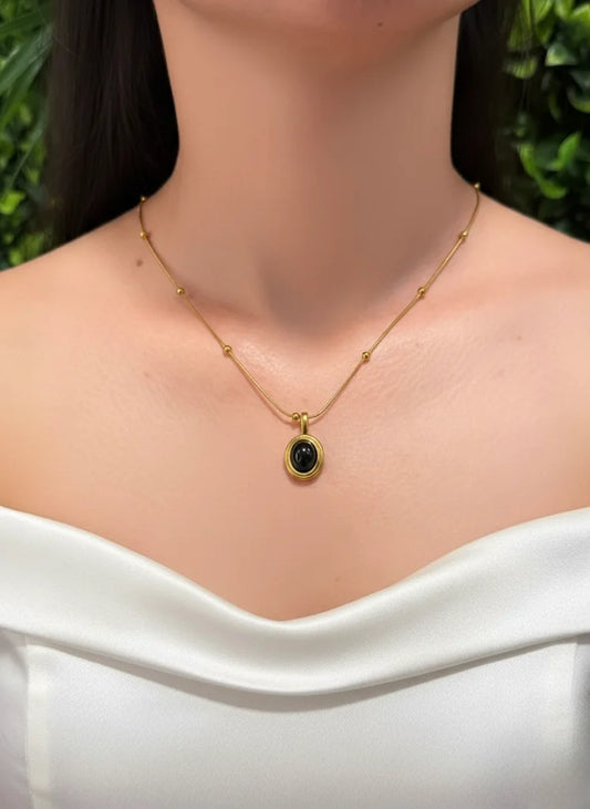 Black Obsidian Necklace – Protective Strength & Mystical Charm