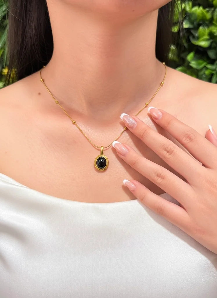 Black Obsidian Necklace – Protective Strength & Mystical Charm