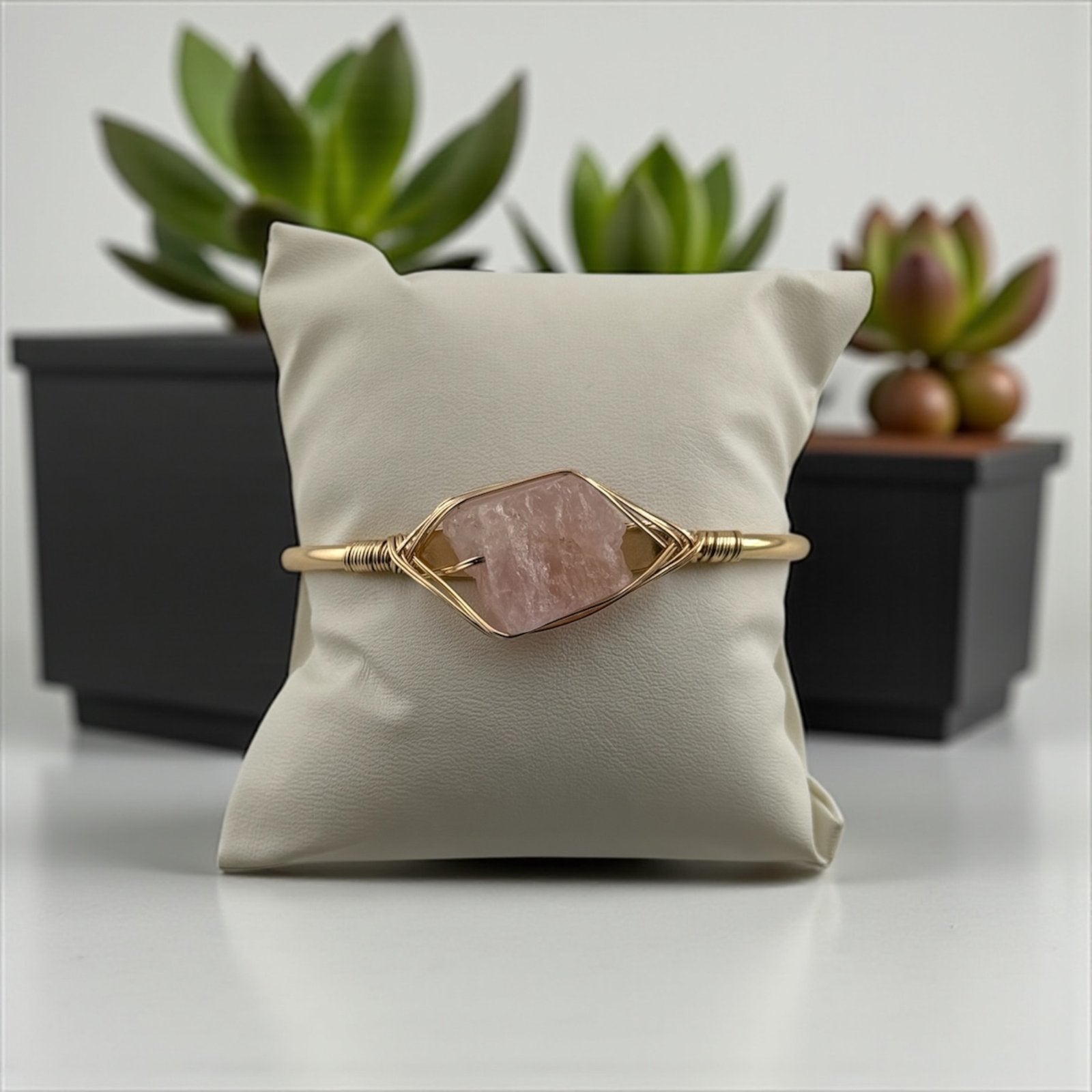 Rose Quartz Bracelet – Romantic Elegance & Heartfelt Grace