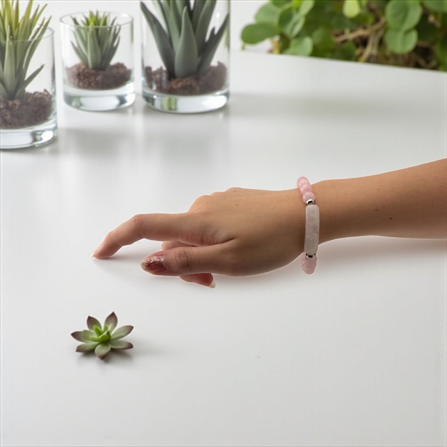 Rose Quartz Bracelet – Gentle Love & Romantic Charm