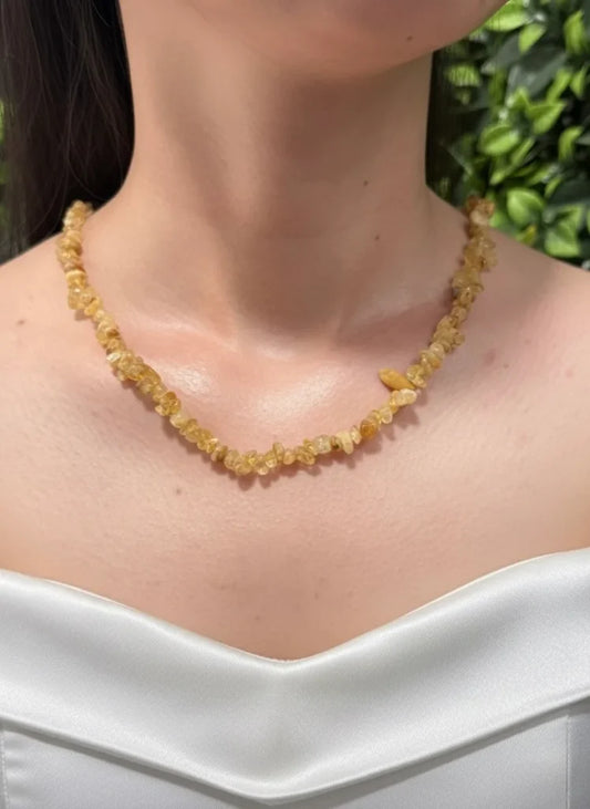 Citrine Necklace – Radiant Energy & Abundant Flow