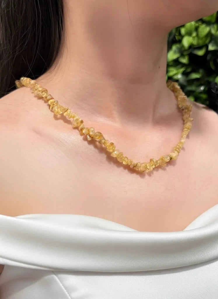Citrine Necklace – Radiant Energy & Abundant Flow