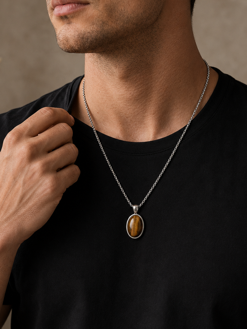 Tiger Eye Valor Necklace