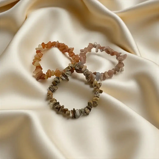 Sunstone & Jasper Bracelet – Vibrant Glow & Grounded Strength