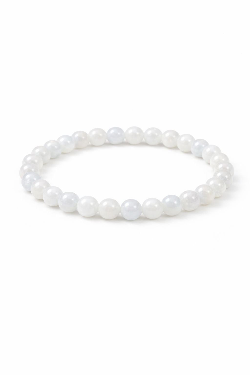 Pearl bracelet on a white background