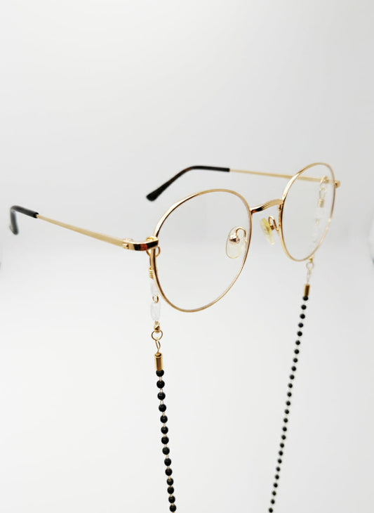 protective black onyx eyewear chain