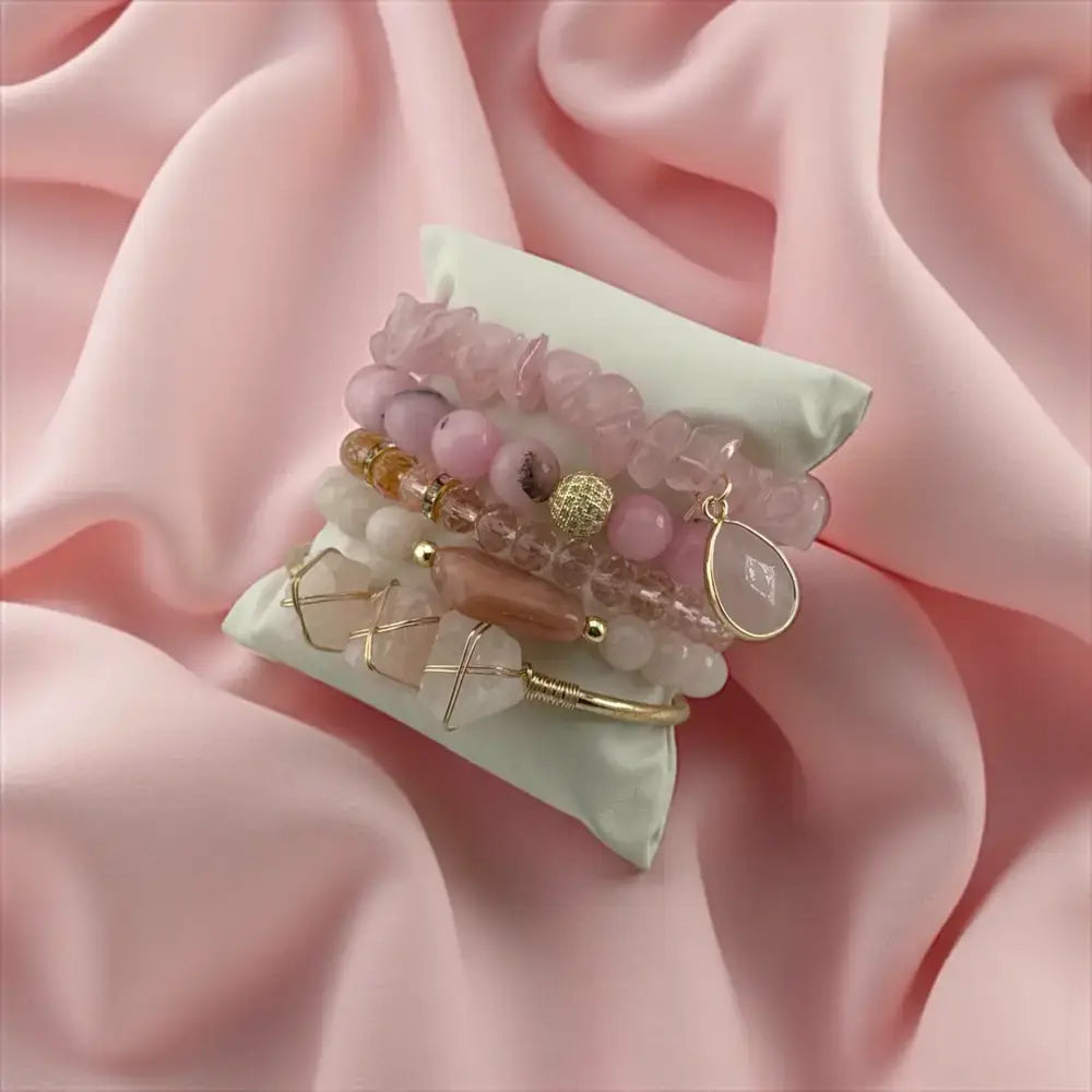 Rose Quartz Bracelet – Romantic Glow & Loving Spirit