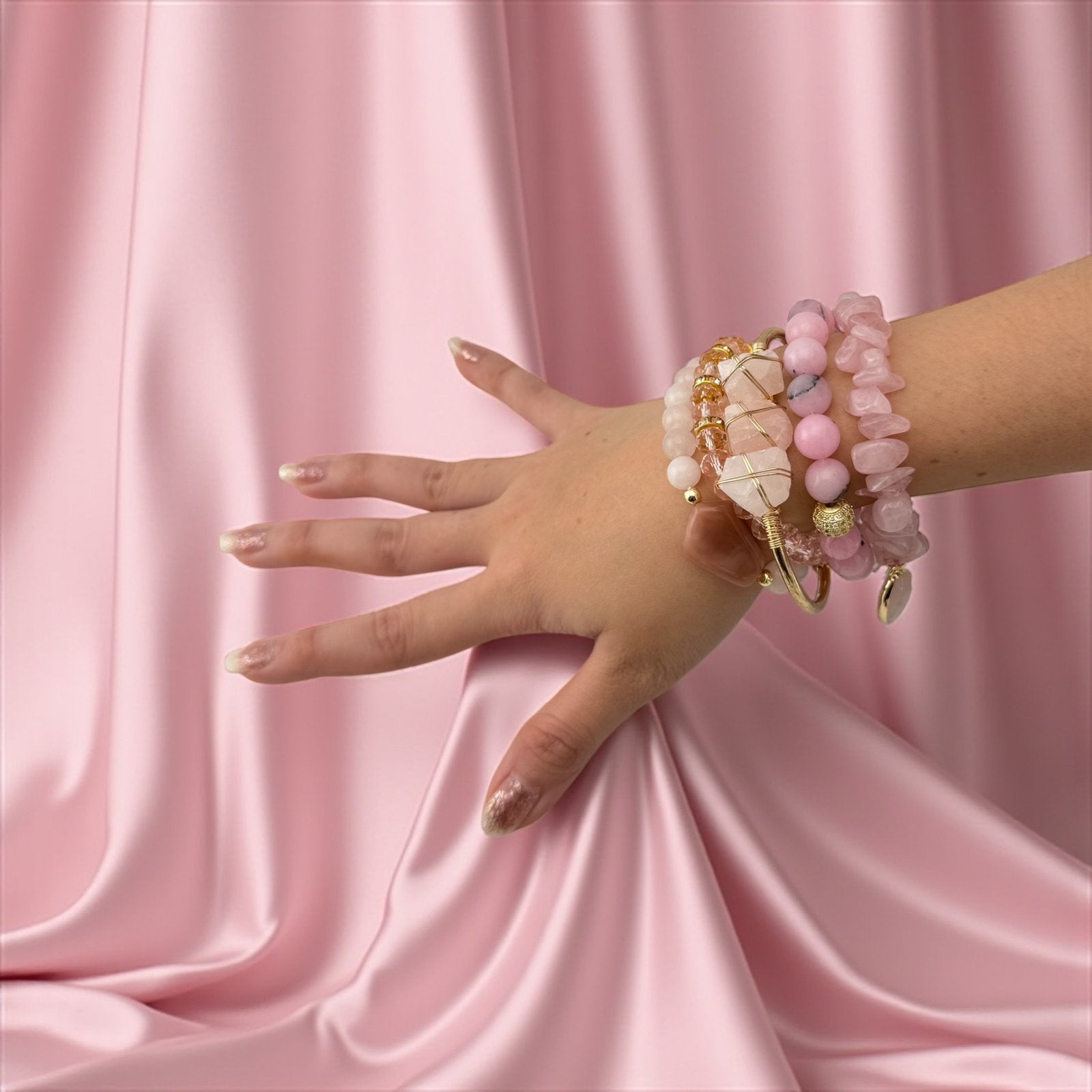 Rose Quartz Bracelet – Romantic Glow & Loving Spirit