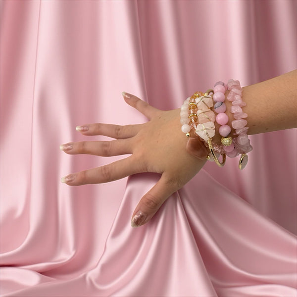 Rose Quartz Bracelet – Romantic Glow & Loving Spirit