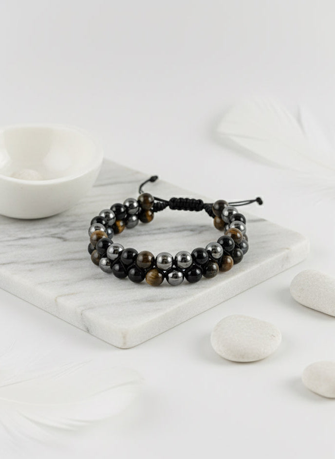 mens grounding and protection bracelet