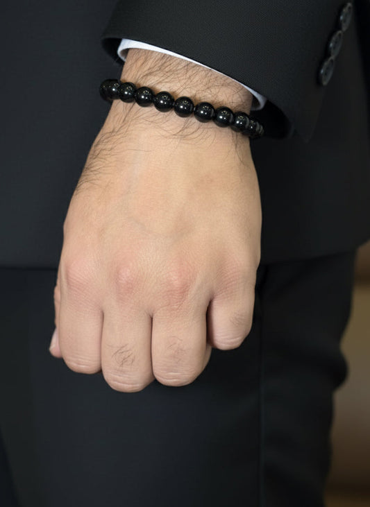 mens protection crystal bracelet