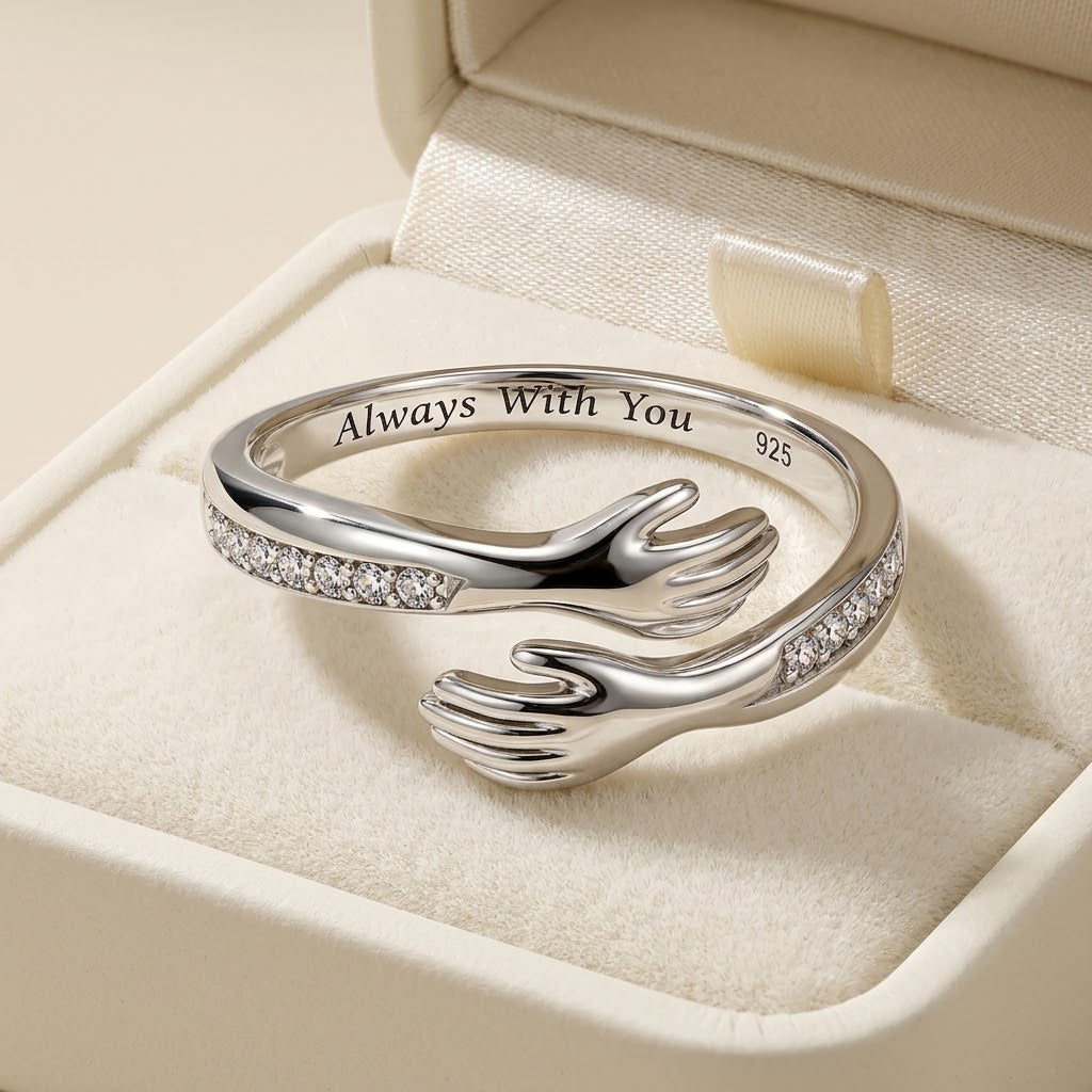Silver 925 Sterling Silver Women’s Bracelet Ring