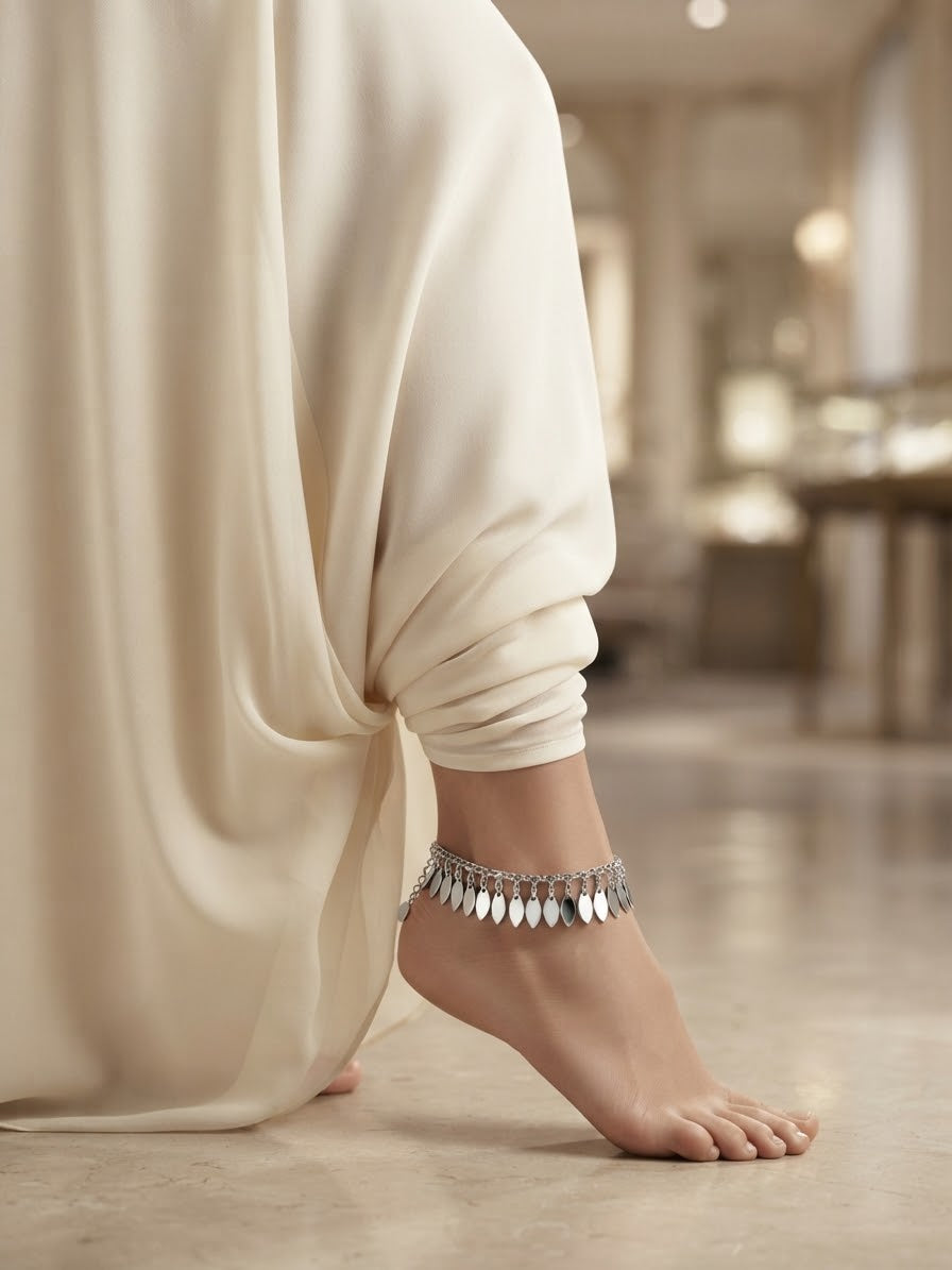 925 Sterling Silver Women’s Anklet