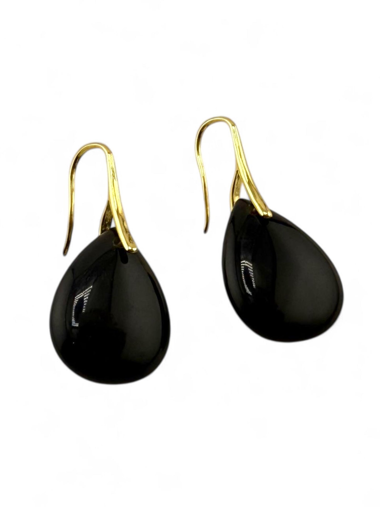 Obsidian Drop Earrings - Obsidian Shield