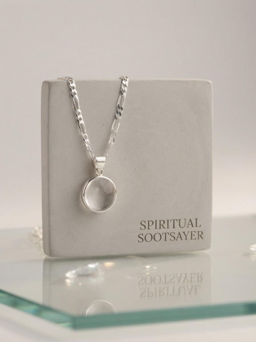 Lunar Sovereign Moonstone Men’s Necklace – 925 Sterling Silver