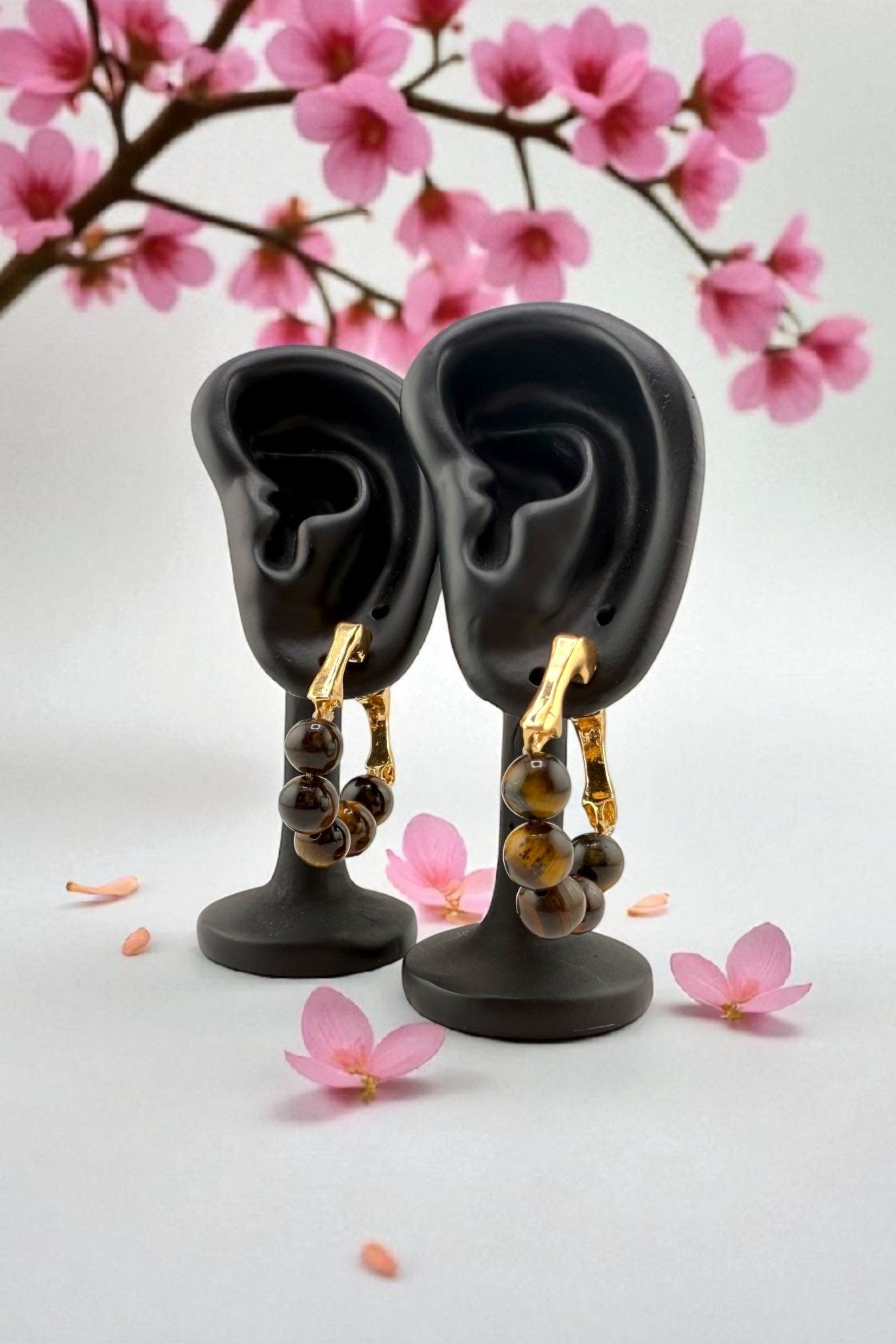 Tiger Eye Earrings – Rooted in Power