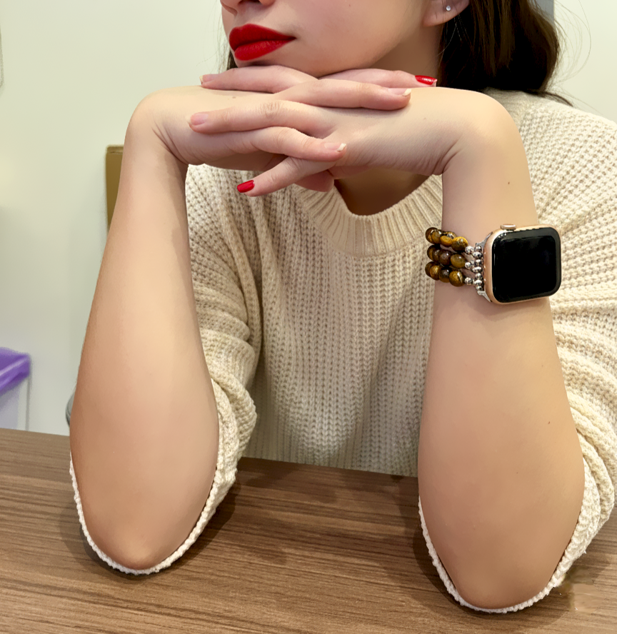 tiger eye apple watch strap