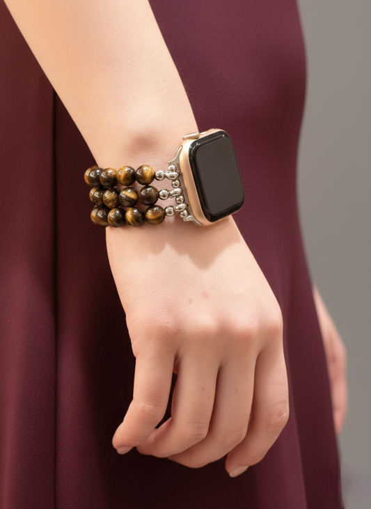 tiger eye apple watch strap