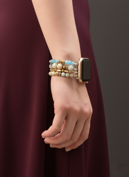 amazonite aqua apple watch strap