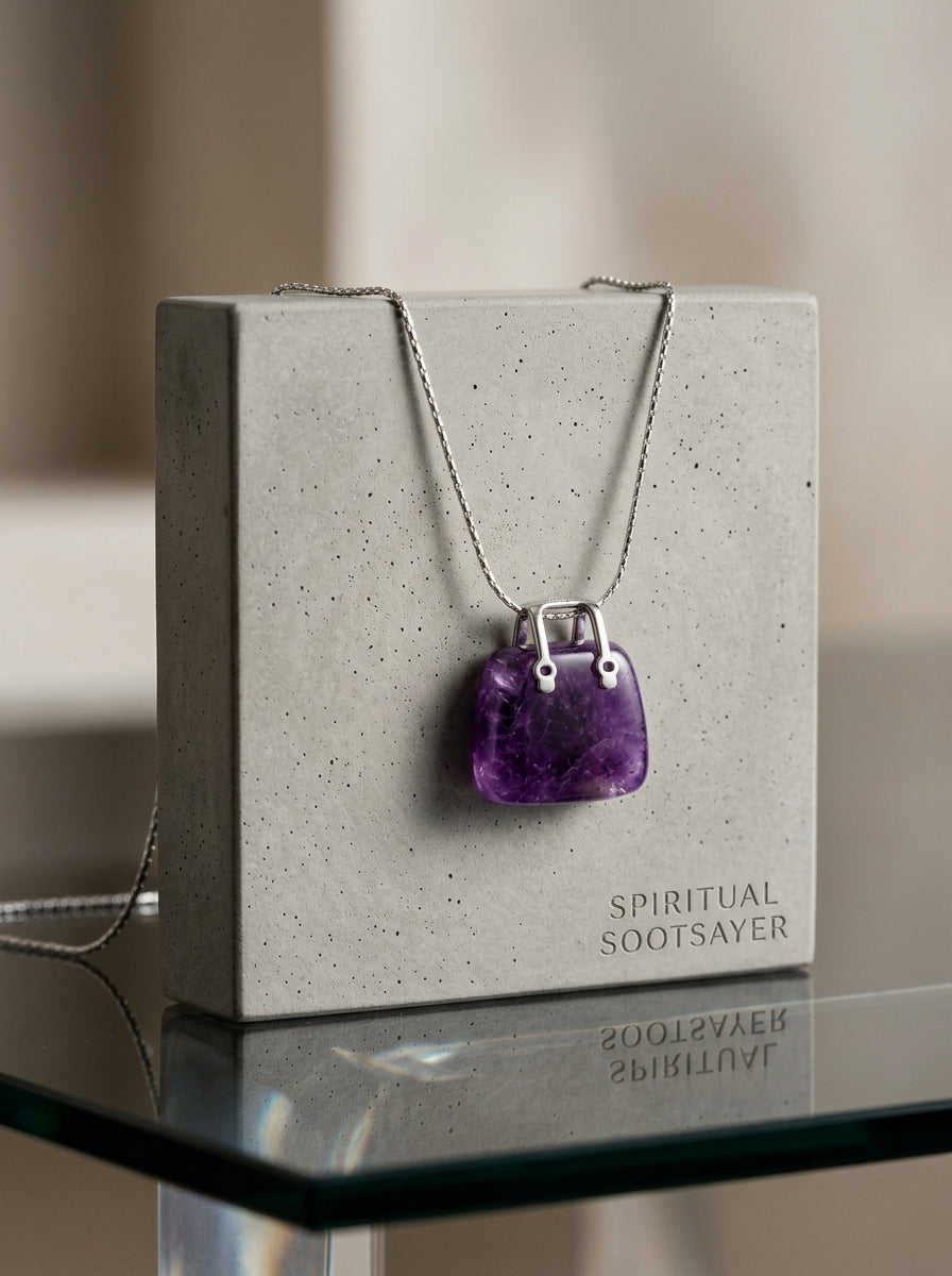 Amethyst Serenity Necklace – 925 Sterling Silver Women’s Necklace