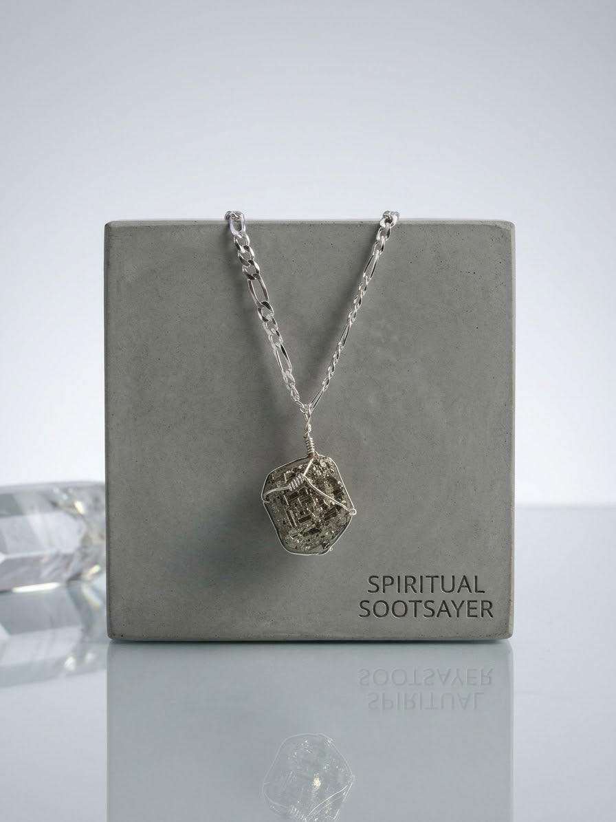 Ironclad Legacy Pyrite Men’s Necklace – 925 Sterling Silver