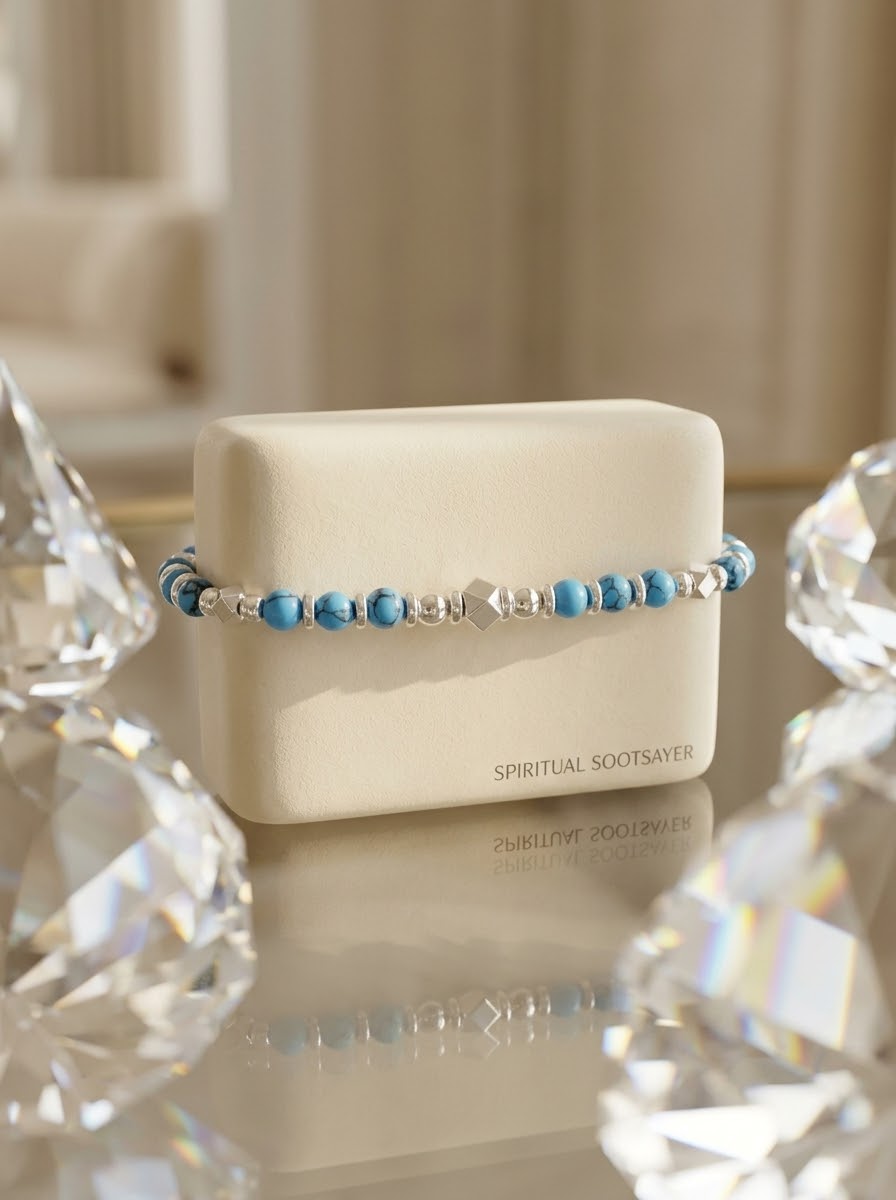 Azure Serenity Turquoise Bracelet – 925 Sterling Silver