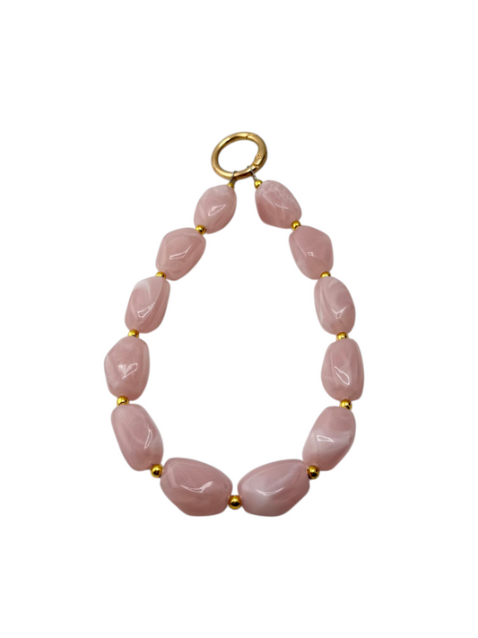 Grounding Hematite beaded phone wristlet