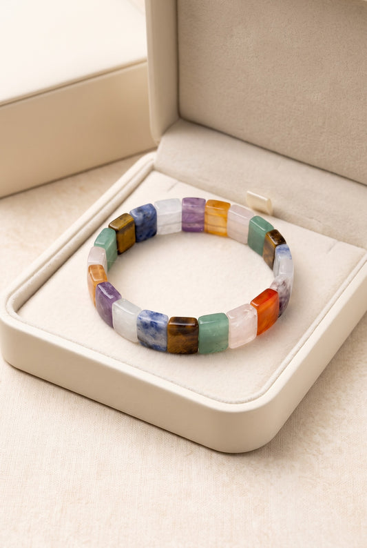 Multi Stone Financial Stability Bracelet– Wealth Alignment