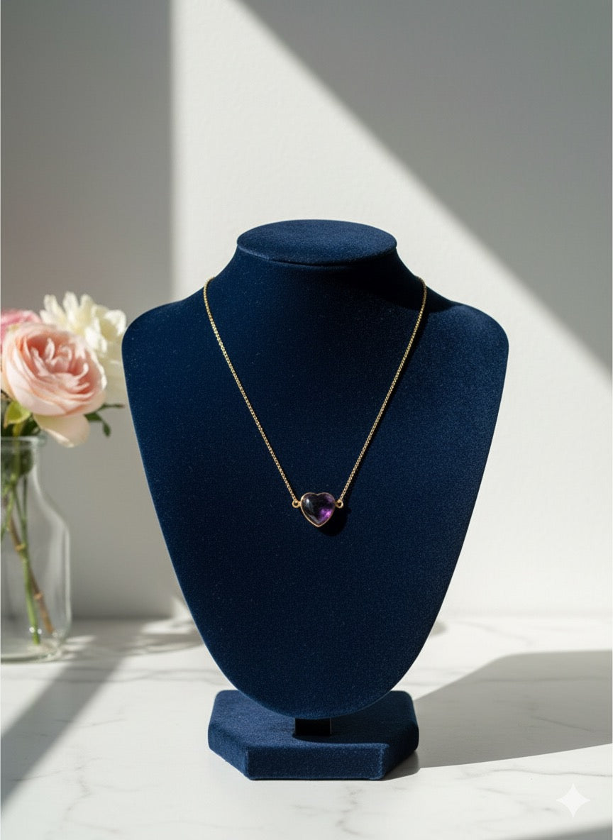 spiritual sootsayer amethyst necklace