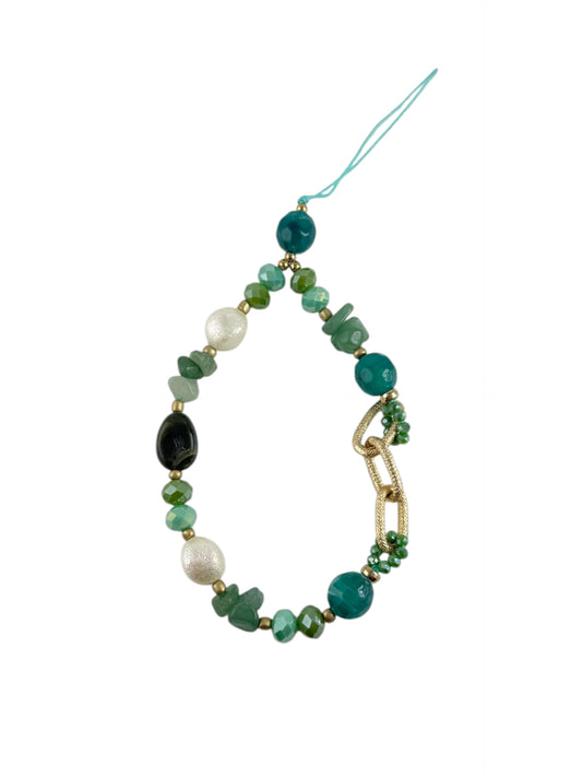 Healing crystal phone strap accessory