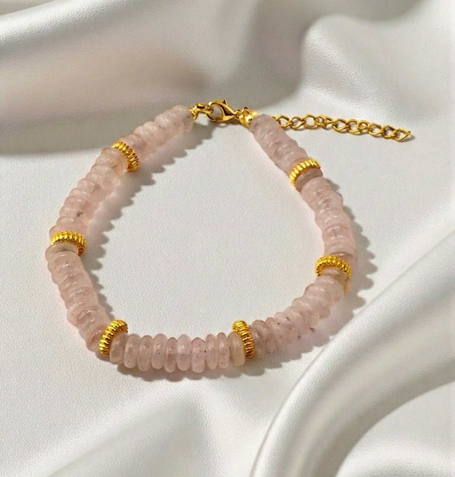 rose quartz bracelet