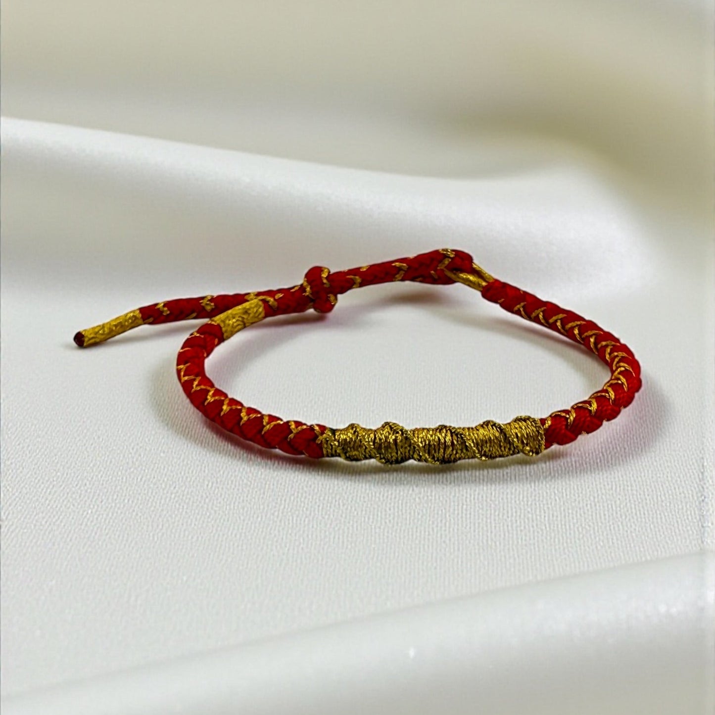 spiritual protection thread close up