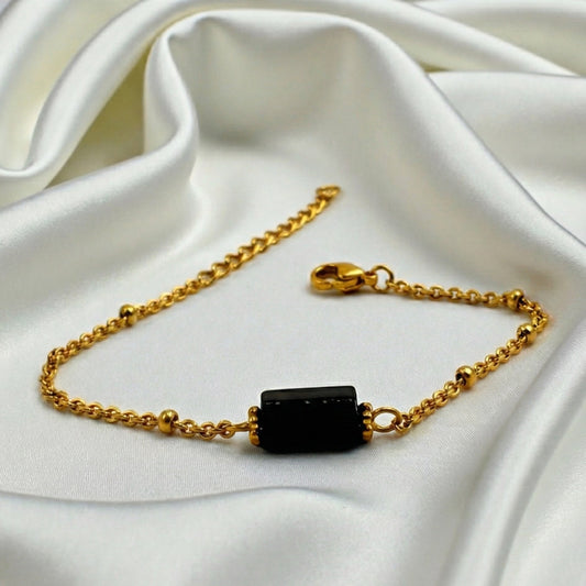 black obsidian bracelet